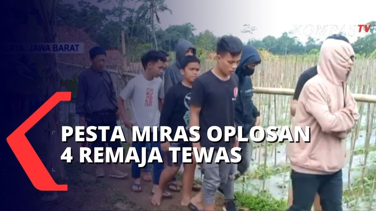 15 Siswa SMK Gelar Pesta Miras Oplosan, 4 Orang Tewas