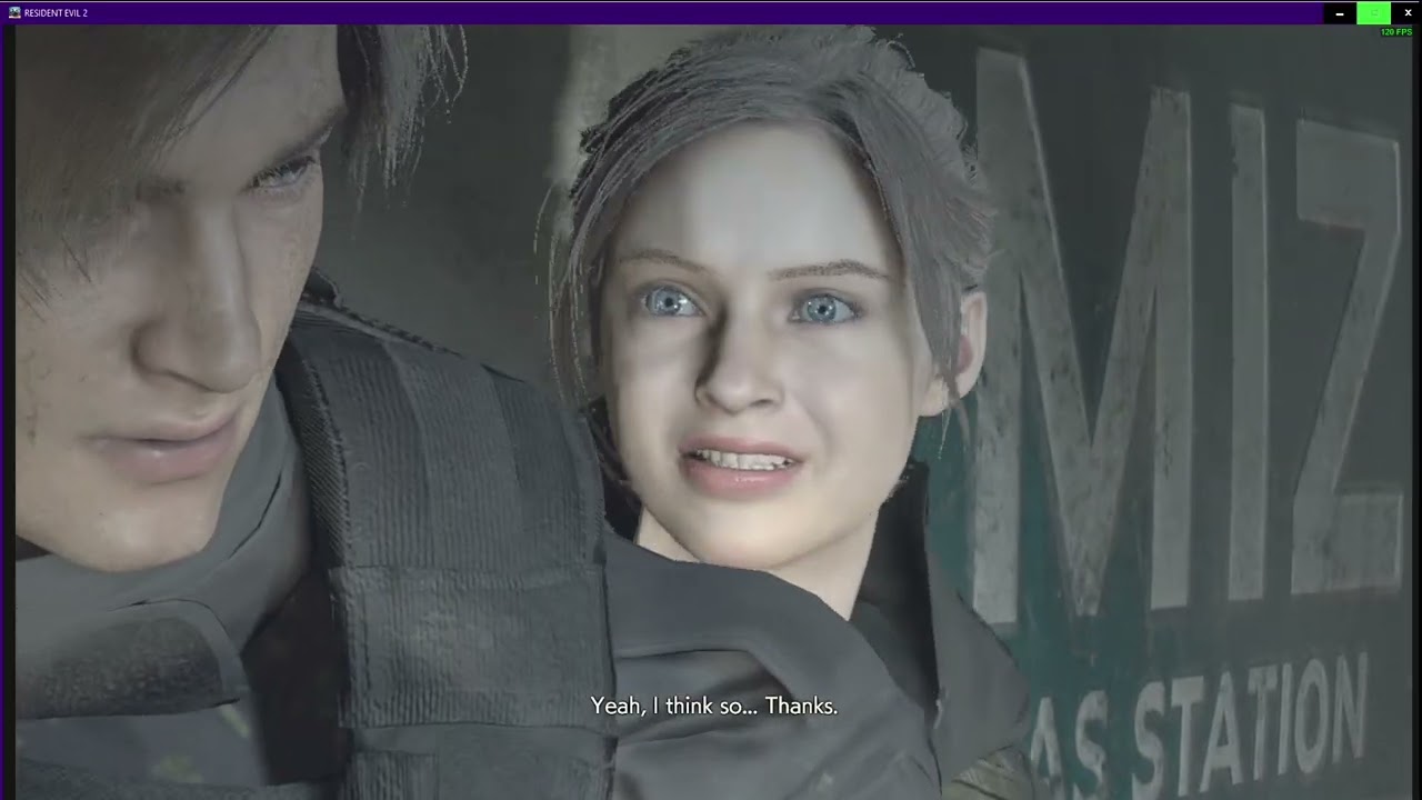 Resident Evil 2 Remake Intro-Leon(Hunk Uss Gear Mod)-Claire(Lady Hunk Mod).