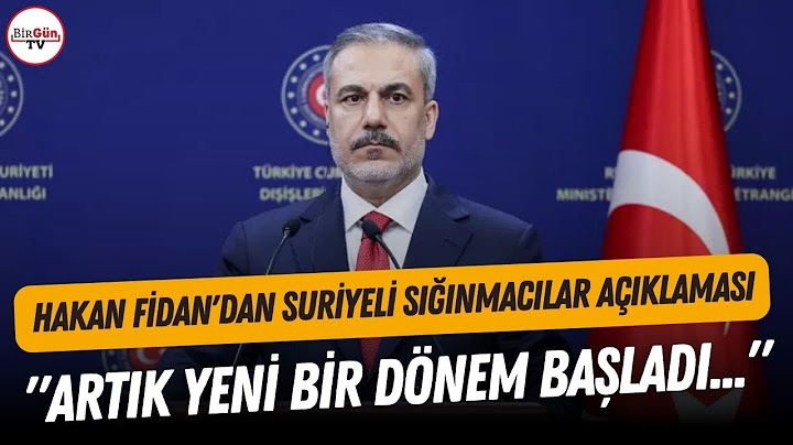 Hakan Fidan'dan son dakika Suriye ve sığınmacı açıklaması: "Yeni dönem başladı..."
