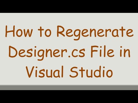 Why Do Visual Studio Designer Files Get Corrupted So Easily