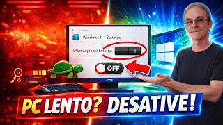 ⚡DESATIVE ISSO no WINDOWS 11 e ACABE com a LENTIDÃO!