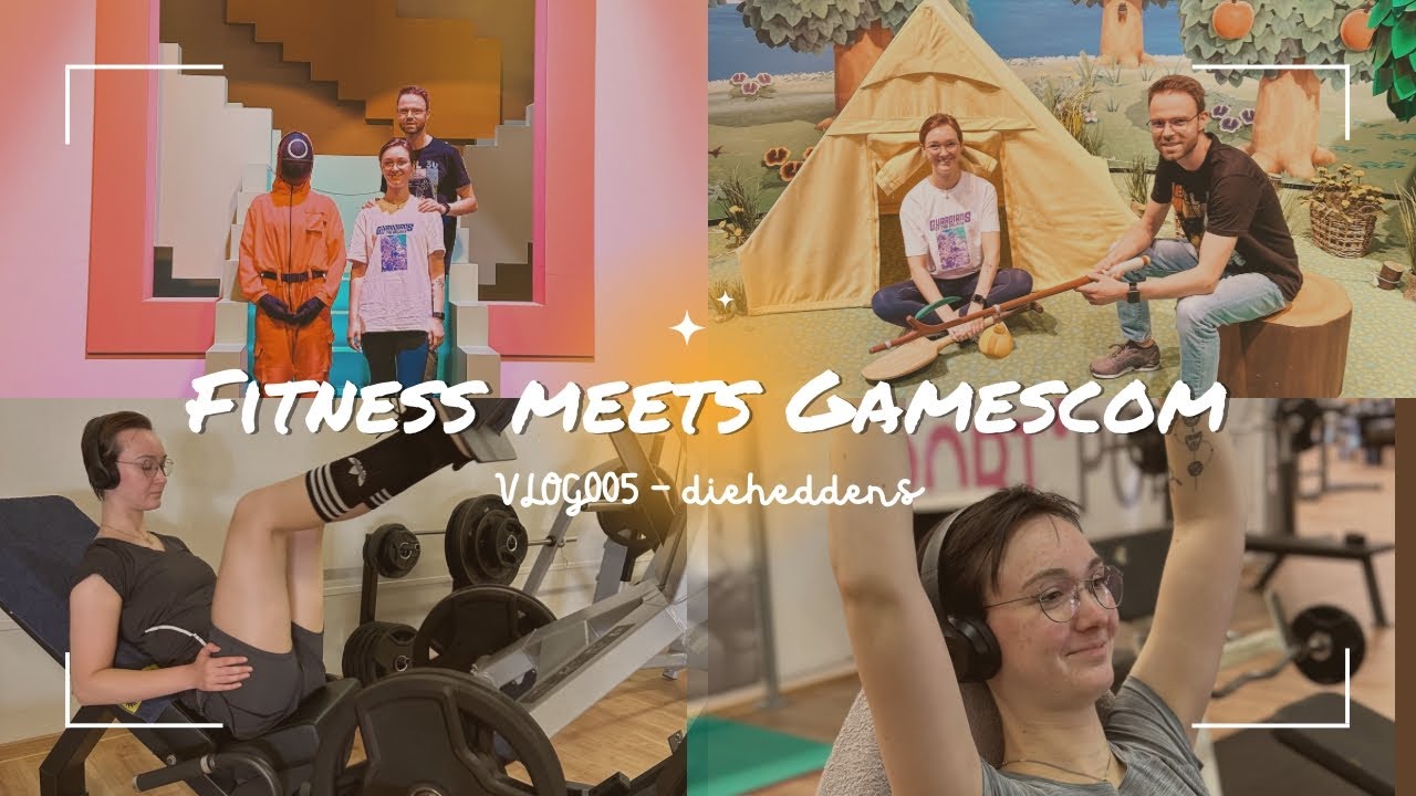 Fitness🏃🏻meets 🛍 Gamescom 🎮 · Wir nehmen euch mit in VLOG #0006