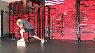 Multi-Directional Acceleration Box Lunge