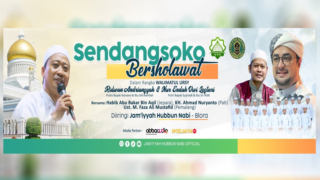 🔴LIVE SENDANGSOKO BERSHOLAWAT BERSAMA HABIB ABU BAKAR BIN AQIL DARI JEPARA