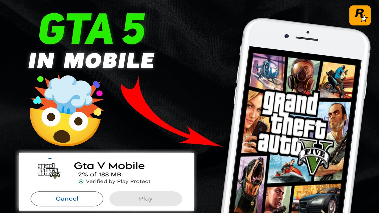 UNLOCK THE SECRET 😲: Play GTA 5  In Android Smartphone!! 🔥