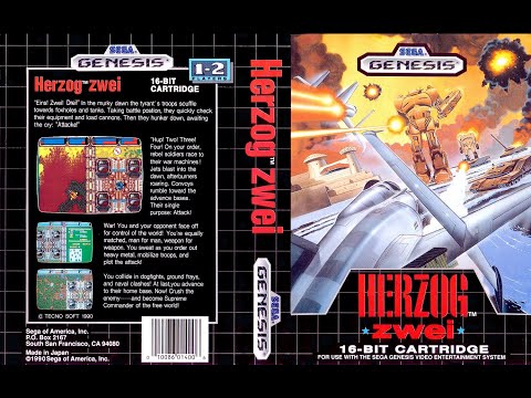 Herzog Zwei (Firstrun) #3 | #16bit #SEGA #ПРОХОЖДЕНИЕ #ИГРА #СТРИМ 1989