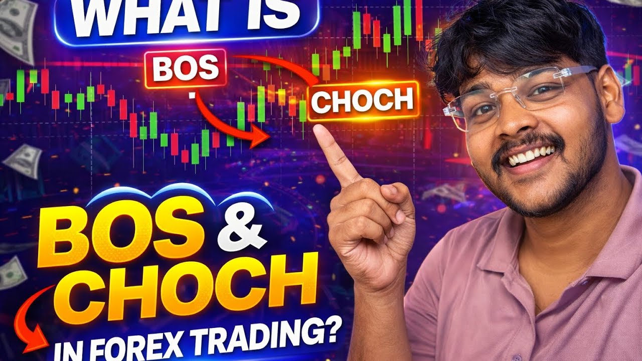 BOS & CHOCH Explained 🔥 The Secret Forex Traders Use 