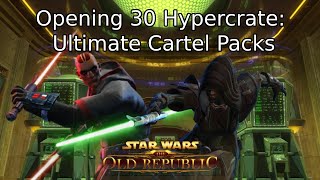 Swtor Opening 30 Hypercrate Ultimate Cartel Packs Part 7