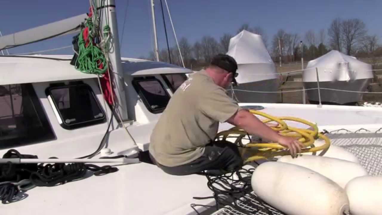 Sailing - Boat Launching Preparations