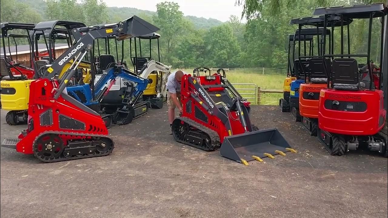 The GroundHog Equipment LT23-2 Mini Skid Steer - YouTube
