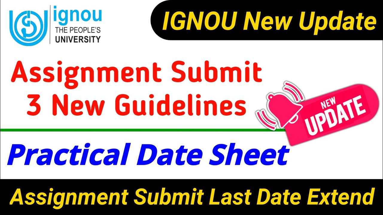 ignou dissertation submission date