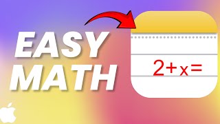 How to Solve Equations Using the Notes App - iPhone Math Problem Solver screenshot 2
