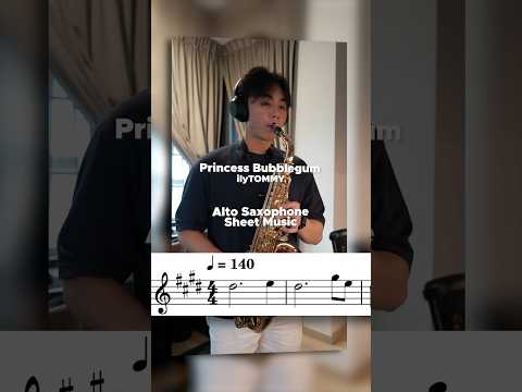 Princess Bubblegum Sax Sheet Music Quartodehotel Princessbubblegum Saxophone Score Cover