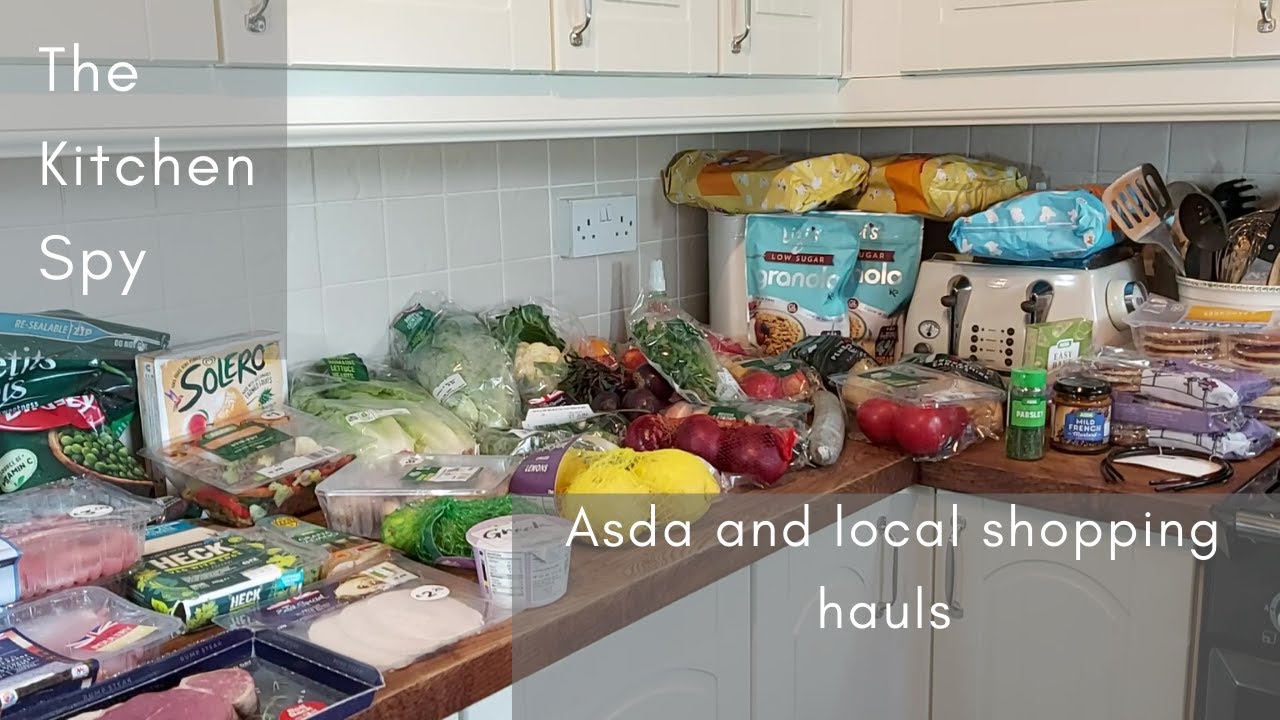 ASDA & LOCAL SHOPPING HAUL Grocery & food haul UK gluten free low