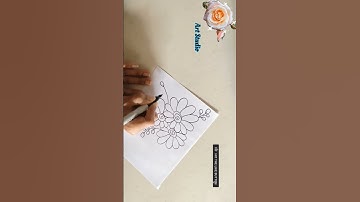Beautiful Flower Project Design😍✨ Project Work Designs #youtubeshorts #viral #trending #shorts