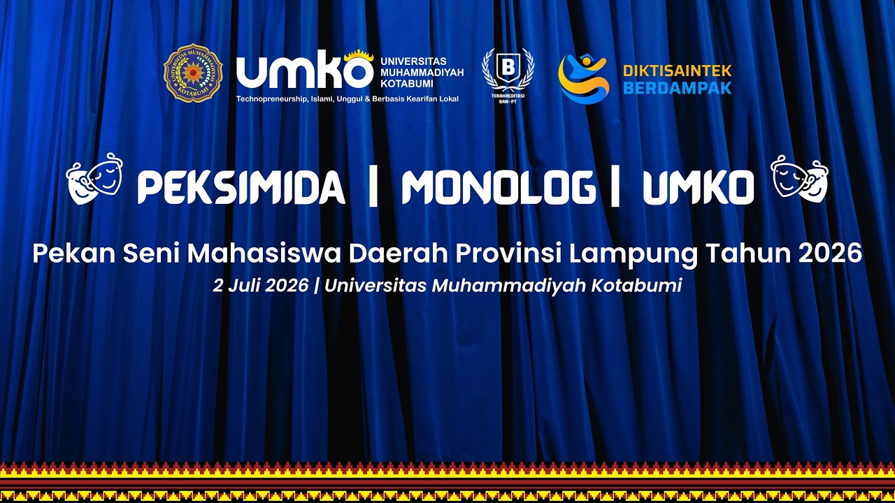 Live Stream Peksimida Monolog UMKO 2026