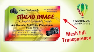How to design a digital visiting card | 12x18 sheet setting | Techpro Deb