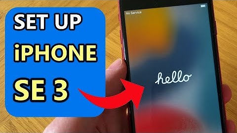 How To Set Up iPhone SE 2022  - (manual method)