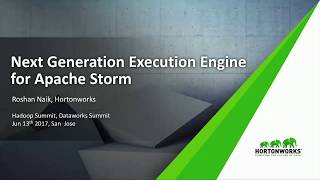 Next generation execution engine for Apache Storm
