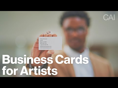Business Cards For Artists Best Practices Examples 10 Templates Canva 