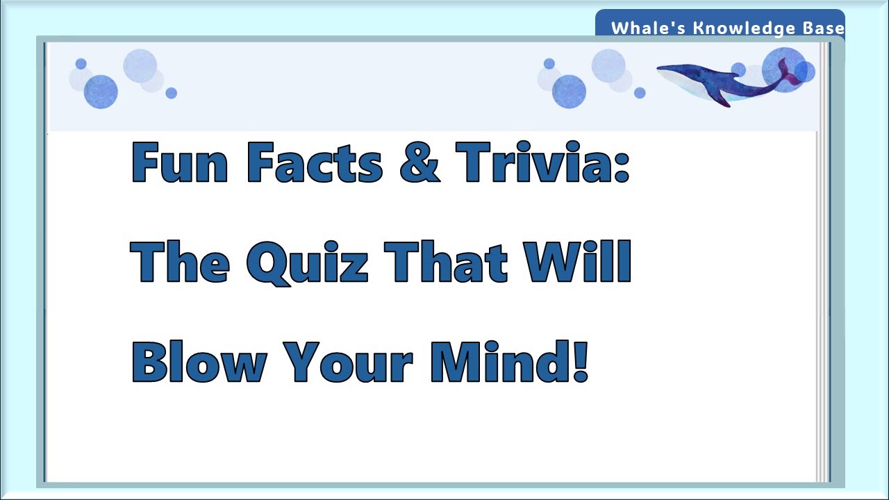 Take our trivia quiz. Get 15 questions right and you're a trivia genius ...