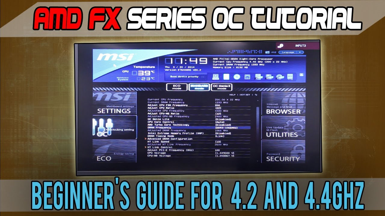 AMD FX-8320 (FX-4300/6300/8350 too) Beginner's Overclocking