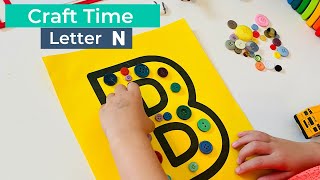 Letter N Craft Time