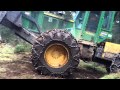 Débardage John deere 640 H