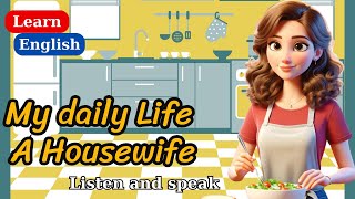 Improve Your English | My Daily Life A Housewife | English Listening Skills | English Mastery