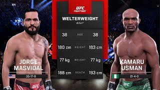 THE REMATCH WE DESERVED! 🏆 Jorge Masvidal vs Kamaru Usman 2 | UFC 5 Gameplay