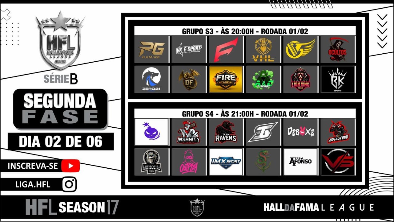 LIGA HFL SÉRIE B SEASON 17 - SEGUNDA FASE / DIA 2