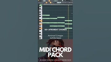 Most used afrobeat chord pattern #musicproduction #chordsprogression