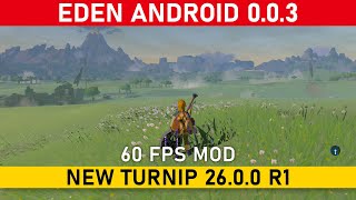 EDEN ANDROID 0.0.3 - Zelda Breath of The Wild 60 FPS MOD | New Turnip Driver Test screenshot 2