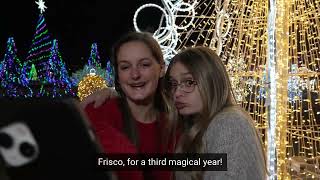 Radiance & Frozen in Frisco. North Texas' largest light & ice spectacular is bigger for 2022!