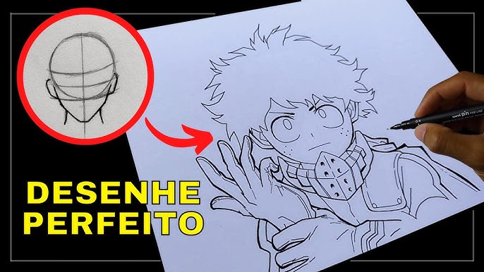 Como Desenhar Um Personagem de Anime (Muito Fácil) - Aprender a