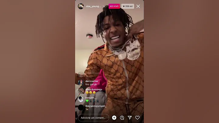 NBA Youngboy first live back on ig and bumping two new 🔥 snippets  #nbayoungboy #neverbrokeagain