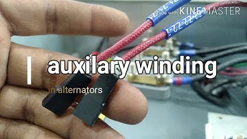 Auxiliary winding in alternator