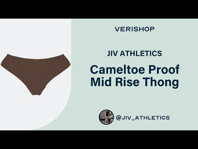 JIV ATHLETICS Cameltoe Proof Mid Rise Thong Review 