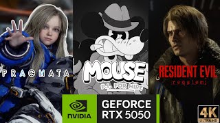 Pragmata , Resident Evil Requiem , Mouse: P.I. for Hire | RTX 5050 | 4K