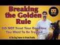 Breaking the Golden Rule - Don't treat your dog like you want to be treated!  In VR180