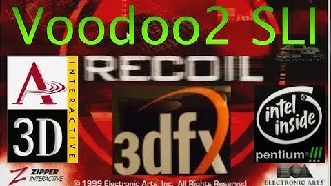 Recoil (Zipper Interactive, 1999) - Gameplay 3dfx Voodoo 2 SLI + 3Dfx 60/30/15 Hz Demo!