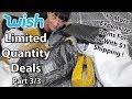 Limited Quantity Deals From WISH Haul #3 | Final Items | First Version Of The Deals