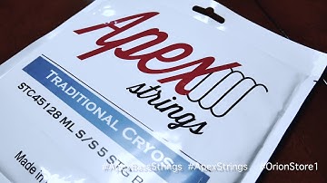 Carvin Bass with Apex Strings