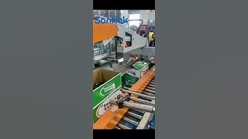 Wine box automatic packaging line #Assembly Line #factory equipment #Wine bottle packaging