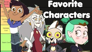 My Favorite Owl House Characters! Tier List