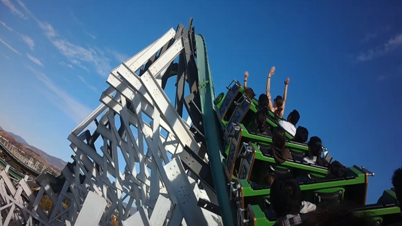 Twisted Colossus - Six Flags Magic Mountain - Row 10 (4K HD POV ...