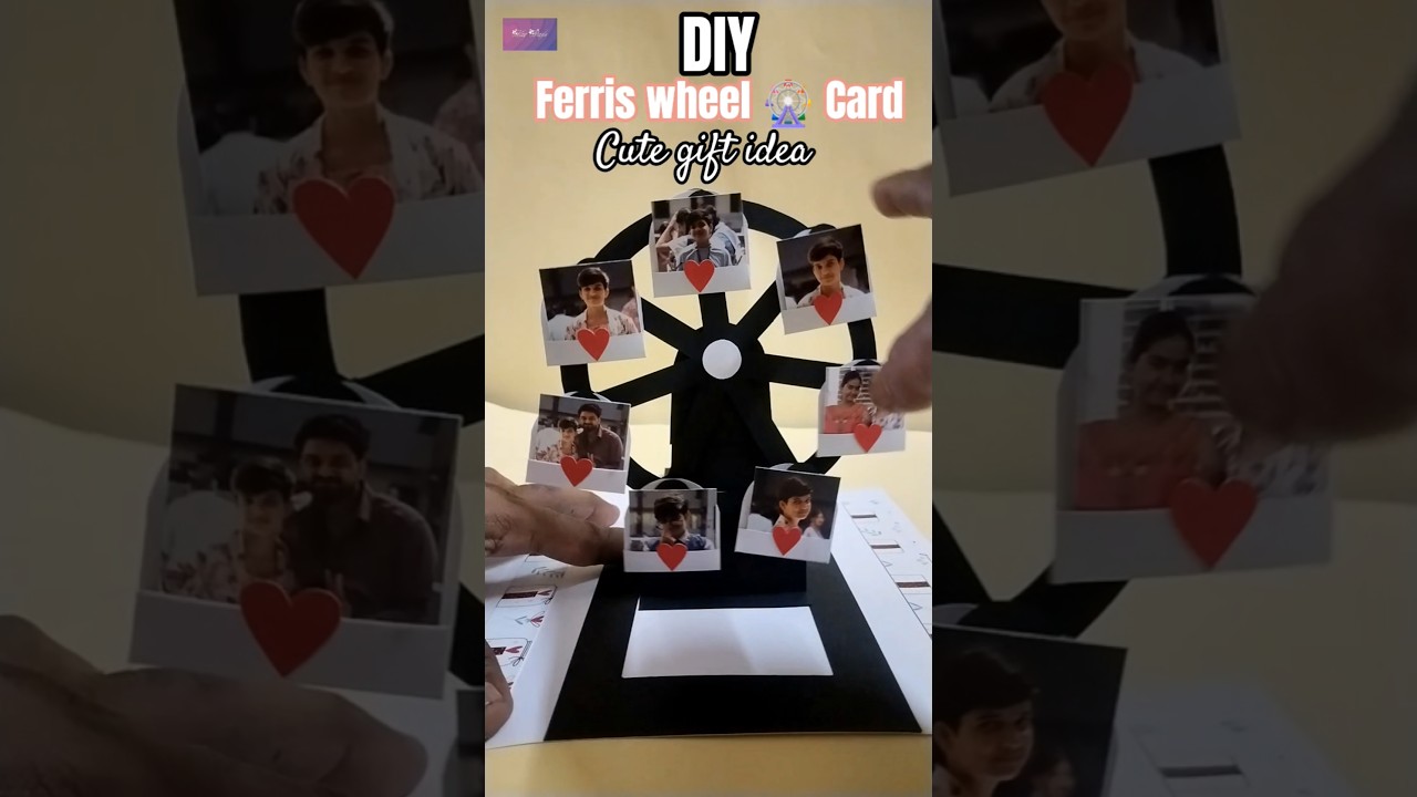 DIY | Ferris wheel 🎡 Card | Cute gift idea | Popup Card 