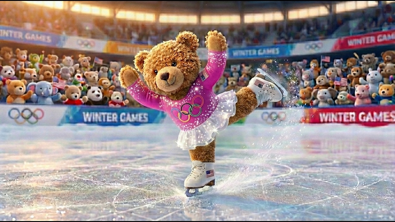 Winter Plush Olympic Games ❄️🧸 | Cozy and Calming Ambience