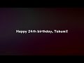 ❤ Happy 24th Birthday Takumi! ❤ DISH// - Monochro [ENG Lyrics]