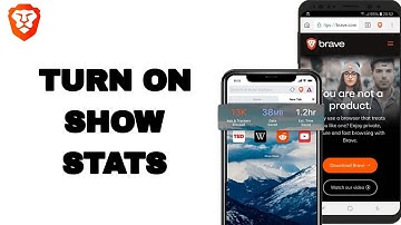 How To Turn On Show Stats On Brave Private Web Browser App